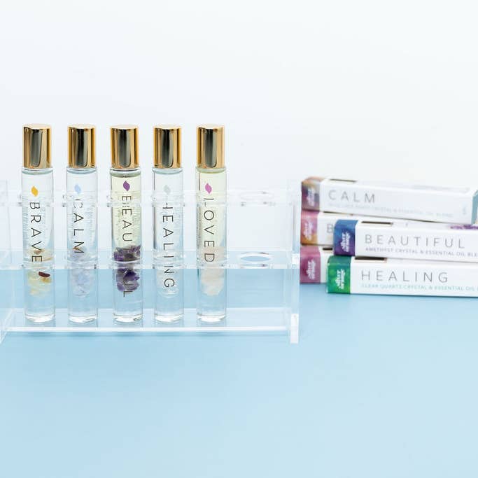 Silver Orange - Wholesale Retailer Display - Accessories - Acrylic Stand for Crystal Essential Oil Roller Display3