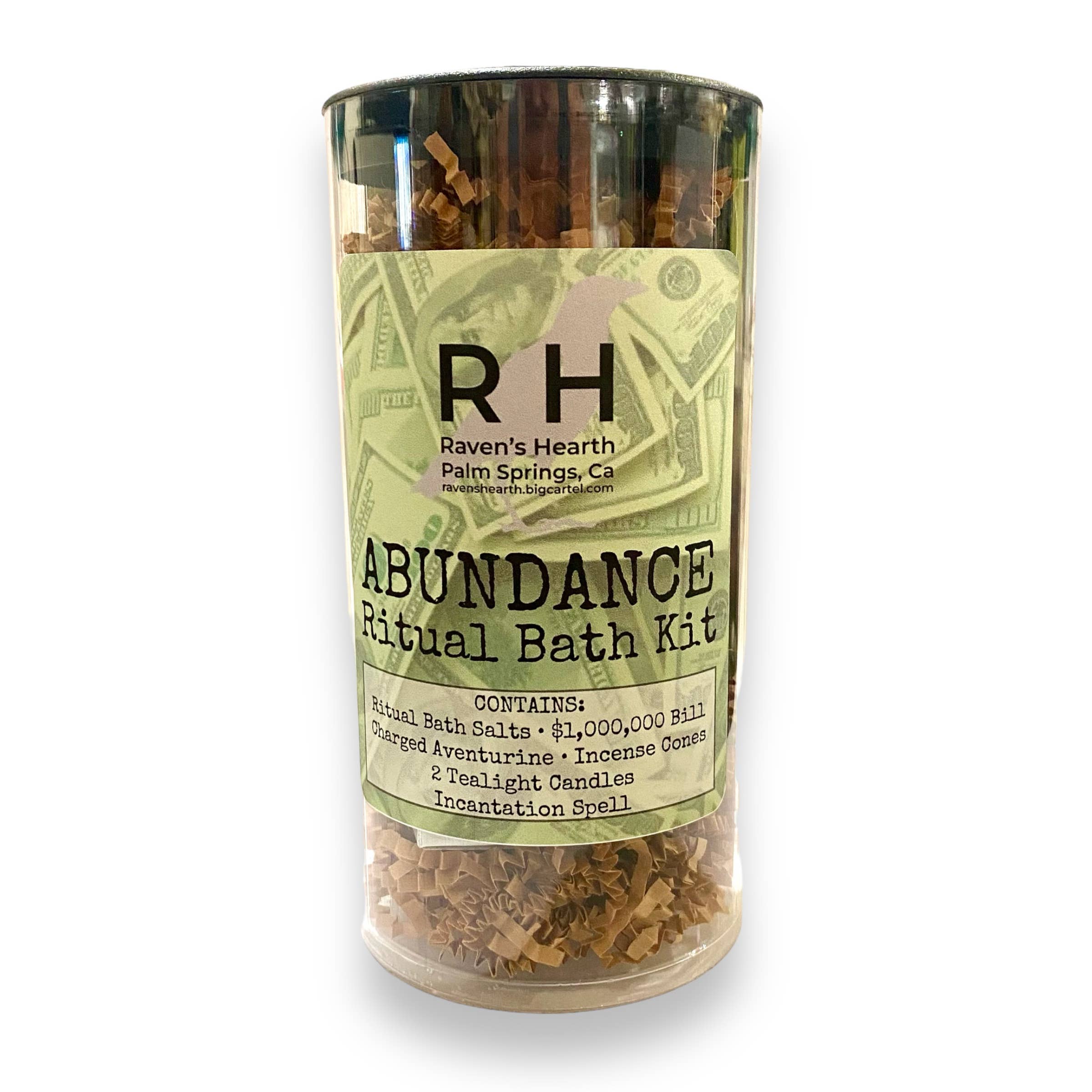 Raven’s Hearth - Vendita all'ingrosso Attrezzatura per meditazione - Kit da Bagno Abbondanza | Prosperità | Regalo Unico5