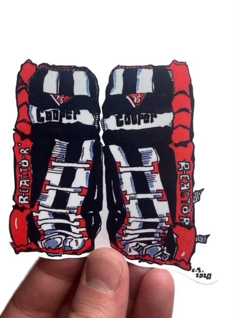 Belfour's Pads Sticker for wholesale by Bone Jack Designs