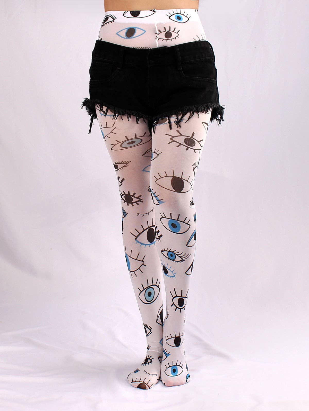 SALINA TRADING INC - Wholesale Tights - Women's - Women Fashion Creative Evil Eye Printed Pantyhose7