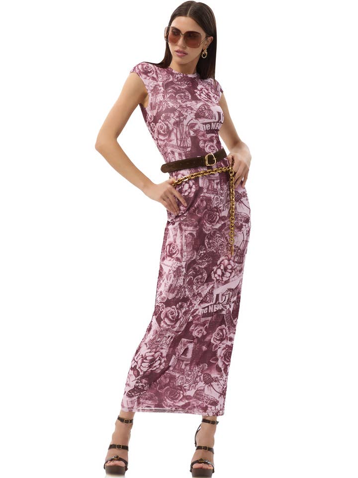 Cody Dress - Rose Convo for wholesale by AFRM