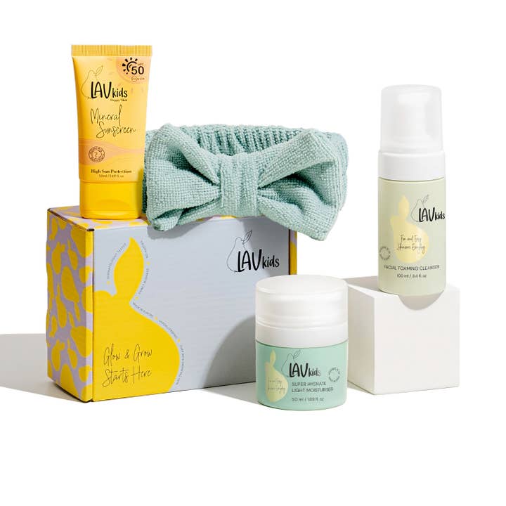 Lav Kids Daily Face Routine with Super Hydrate Moisturiser for wholesale by Miss Nella