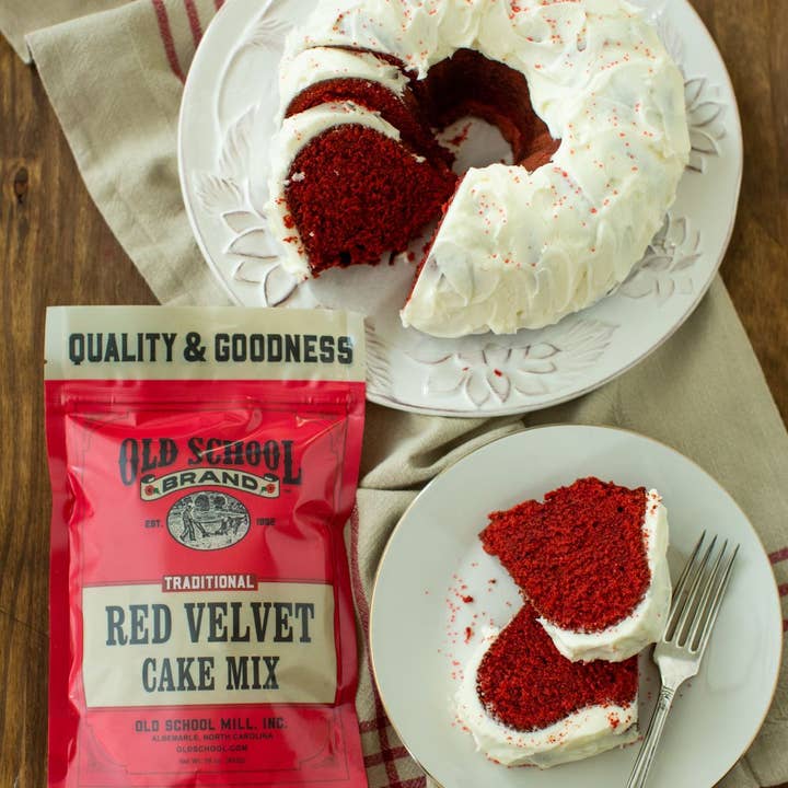 Old School Brand™ - Wholesale Cake Mix - Red Velvet Cake Mix2