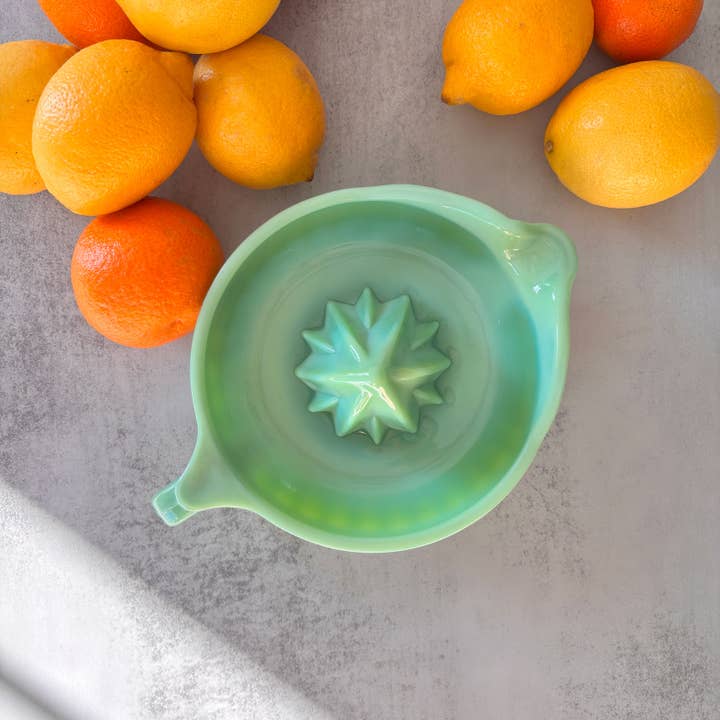 TableCraft Products Company - Vente Presse-agrumes - Presse-agrumes Jadeite Glass Collection avec poignée