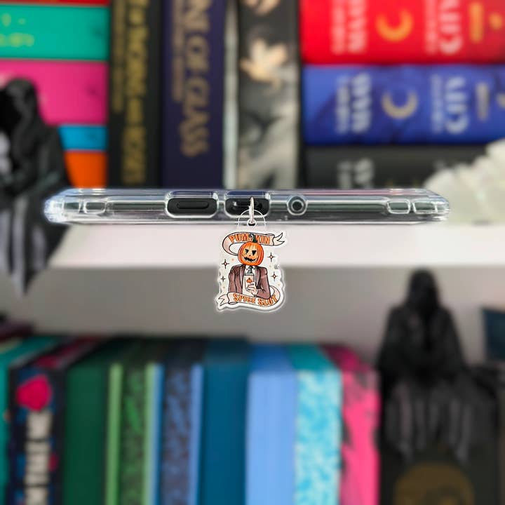 Pumpkin Spice Kindle Charm – USB Accessories, Bookish Gift for wholesale by Amberlin Studio