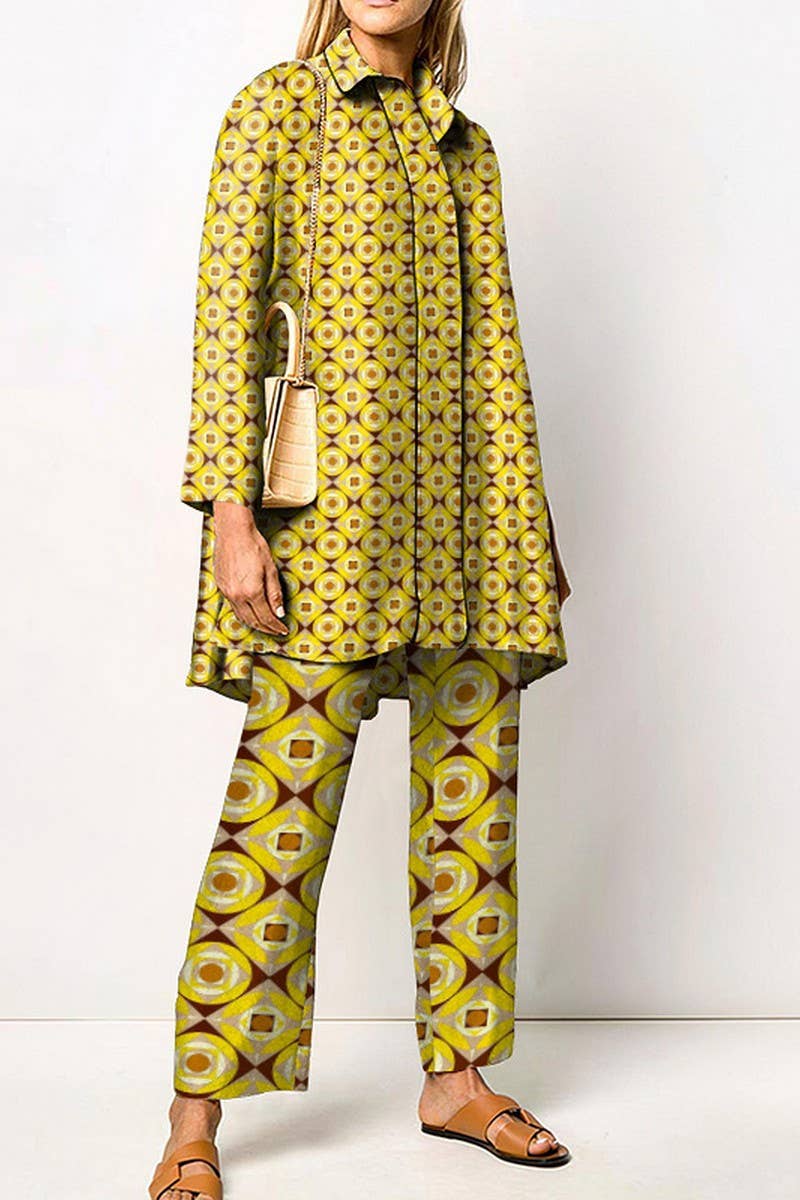 NINEXIS - Vente Tailleur – femme - Ensemble de chemises à manches longues pour femmes CWSS1270_PRINTEMPS ET AUTOMNE2