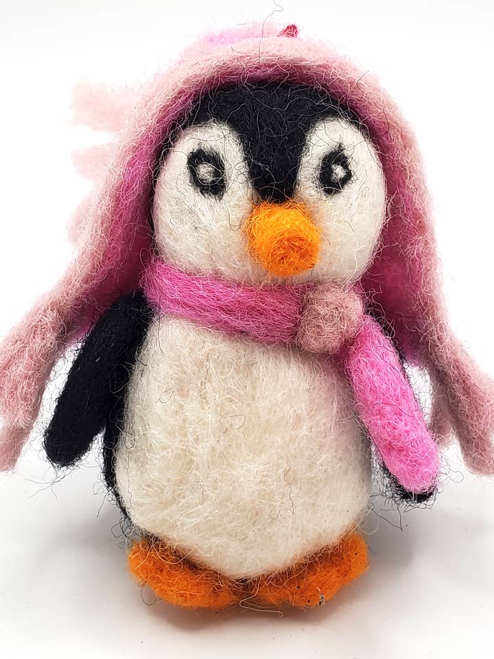 Nepalesiske filtfigurer: Vinterpingviner for engroshandel hos Aitoh Company