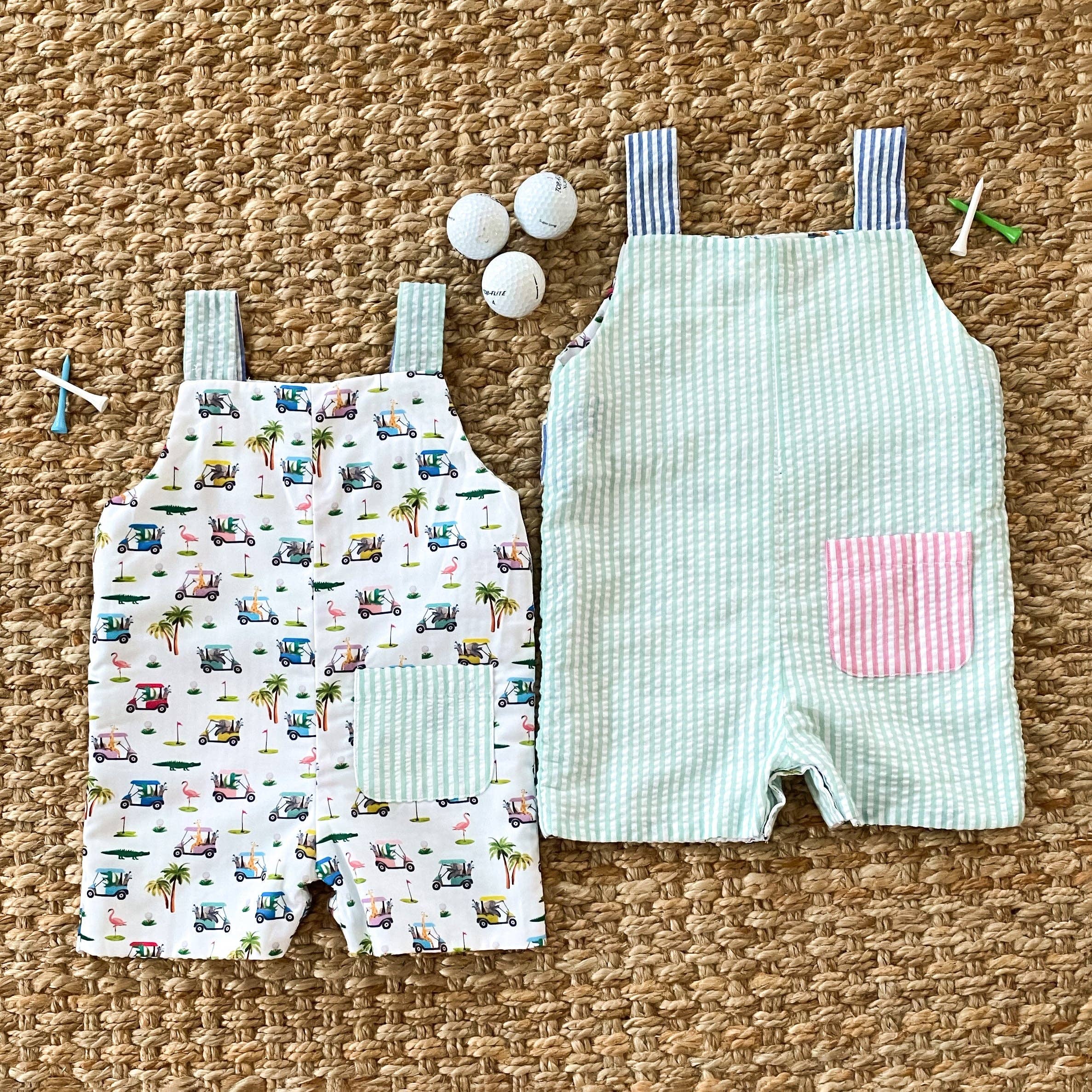 Seven Lantern Lane - Vente Barboteuse – bébé - Réversible Le Palms Golf Jon Jon3