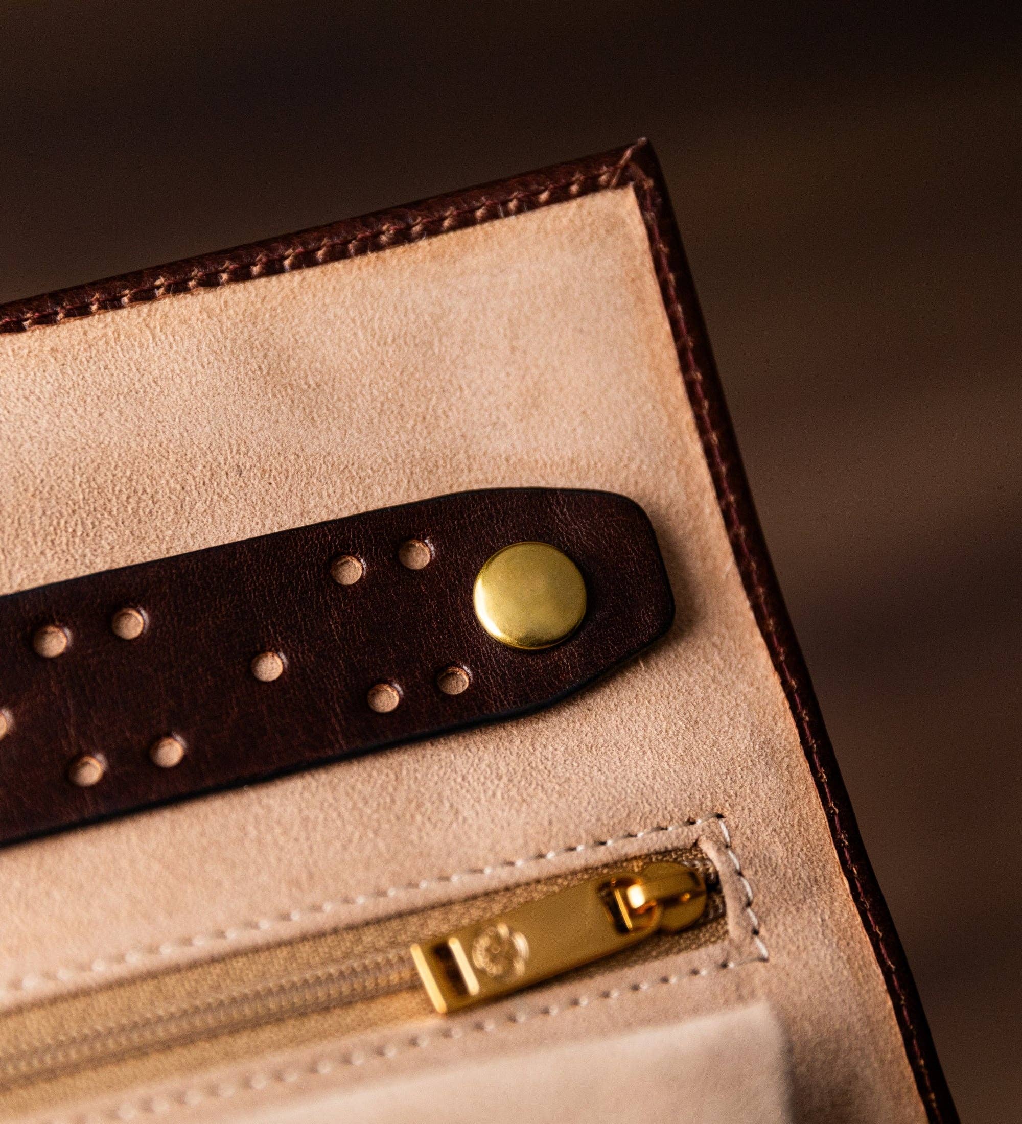 Time Resistance - Venta al por mayor Joyero/organizador de joyas - Estuche de Viaje para Joyas de Cuero para Mujer - Madame Bovary52