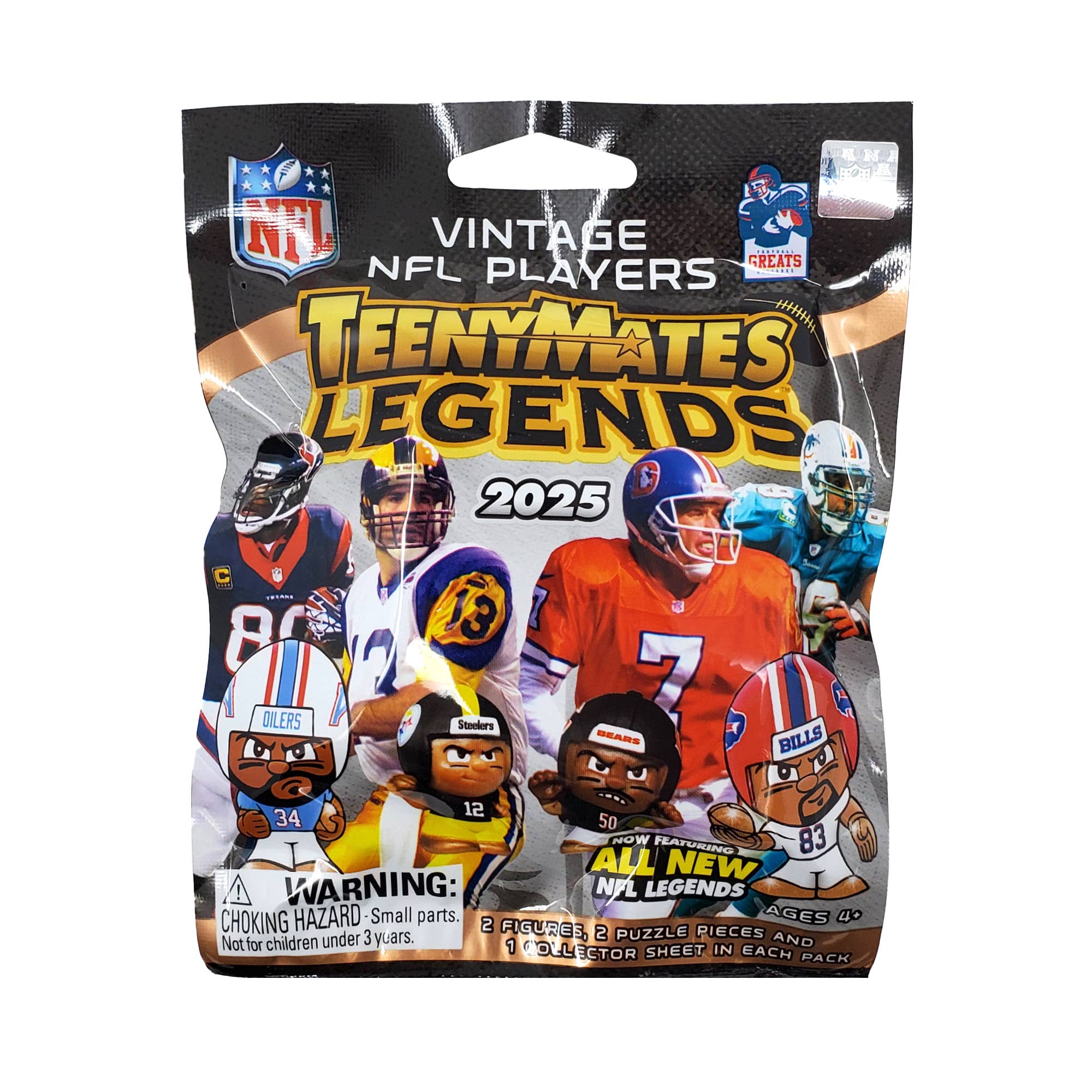 Party Animal, Inc. - Wholesale Toy Set - Kids - NFL TeenyMates Legends Gravity Feed 2025 32-Pack Display4