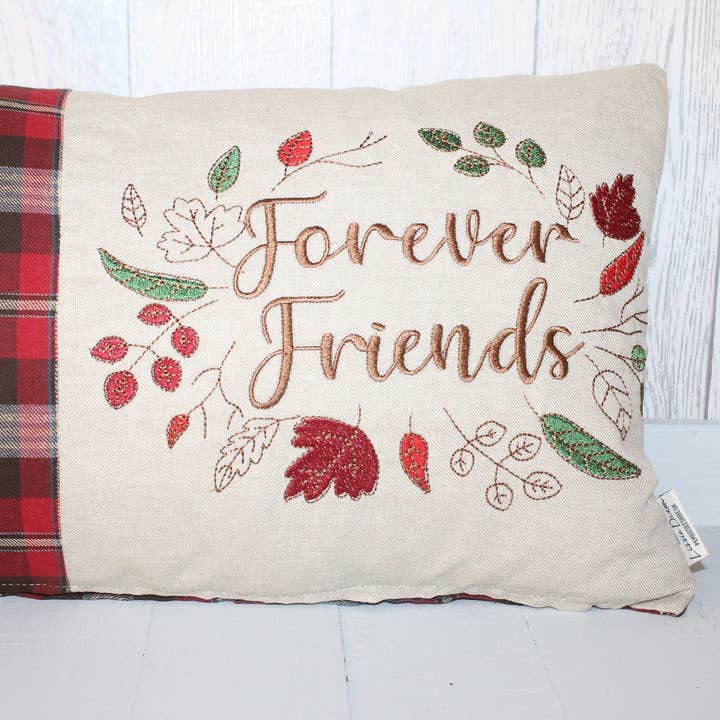 Forever Friends Autumn Panel Cushion for wholesale by Lizzie Dixon Designs