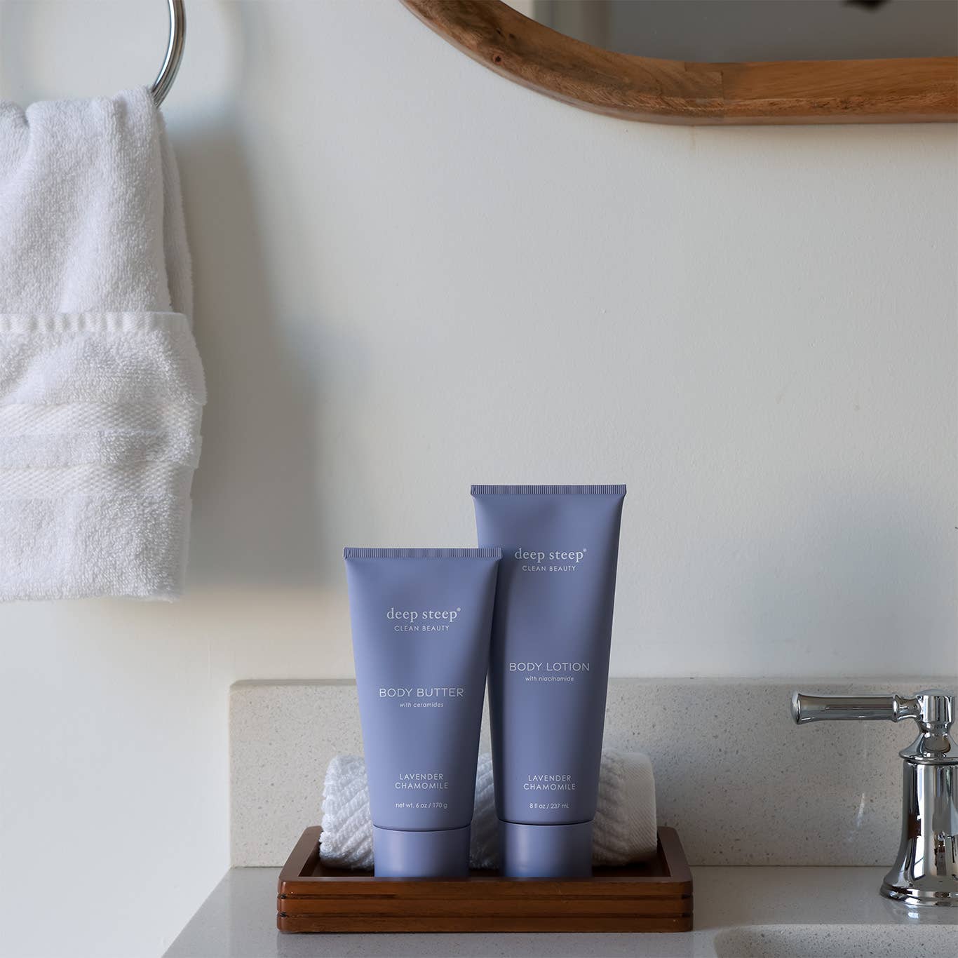 Deep Steep Clean Beauty - Wholesale Body Cream/Lotion - Body Lotion - Lavender Chamomile 8oz4