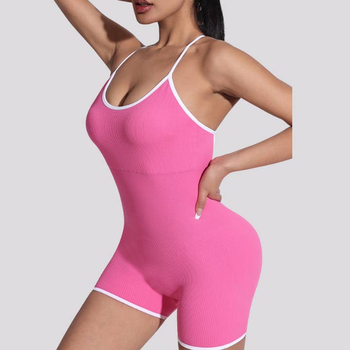 WONDERXFANS - Wholesale Unitard – Women′s - Ladies' cross-back jumpsuit1