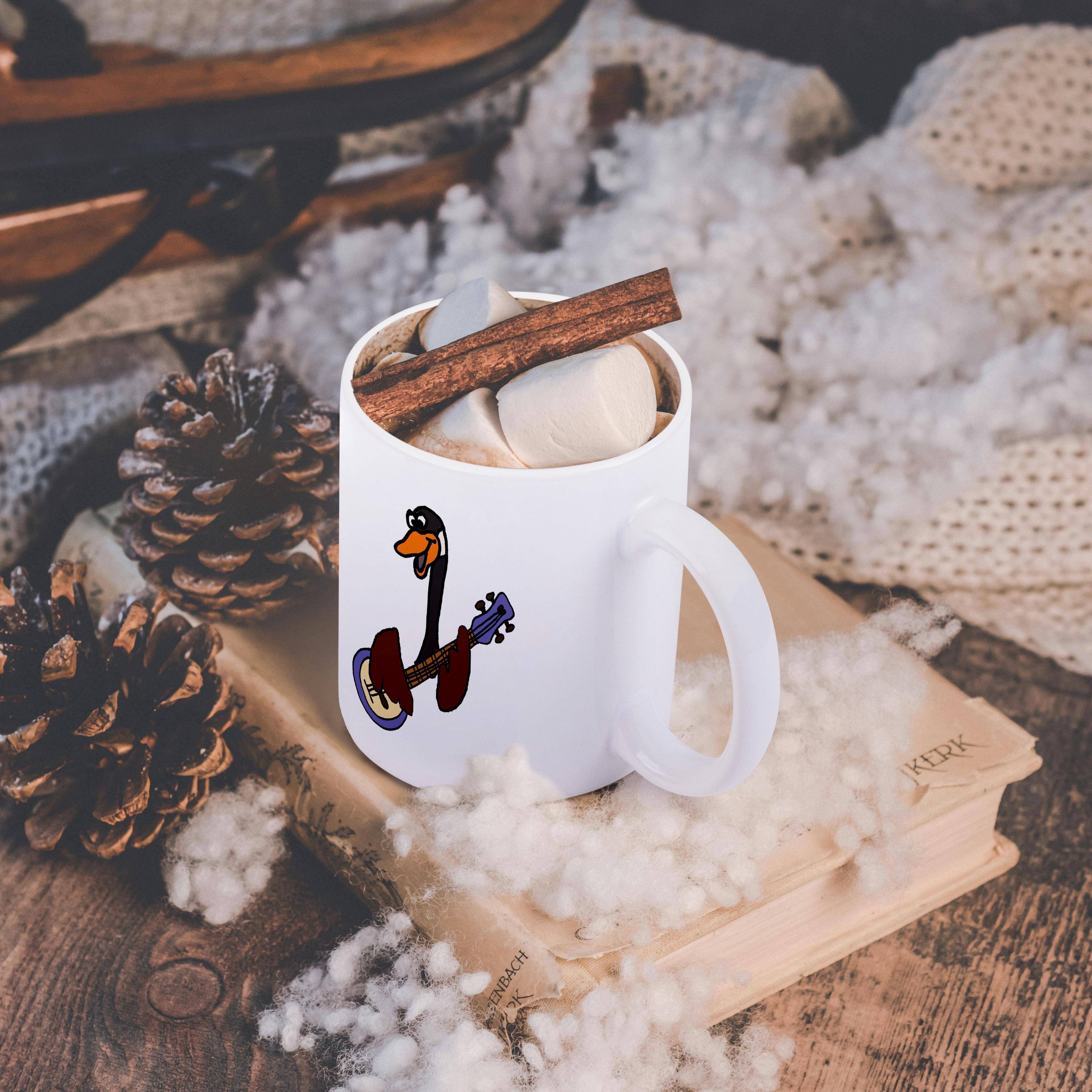 3dRose - Wholesale Coffee Mug - 3dRose, Funny Goose playing the Banjo, Mug11