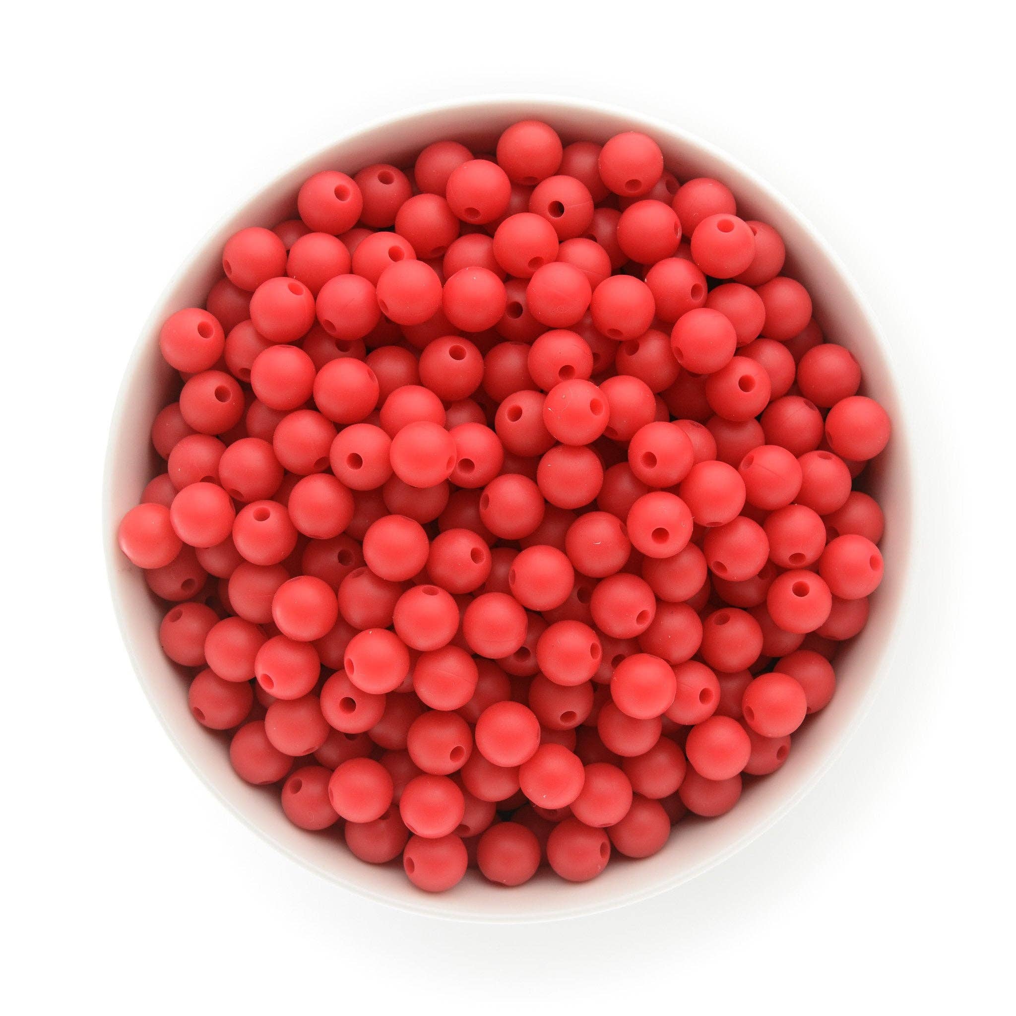 Cara & Co Silicone Craft Supply – Missangas por atacado – Contas redondas de silicone de 9 mm15