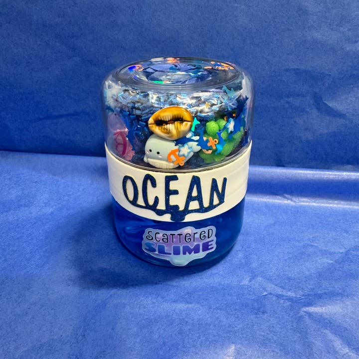 Scattered Slime - Wholesale Putty/slijm - Kinderen - Ocean slime set4