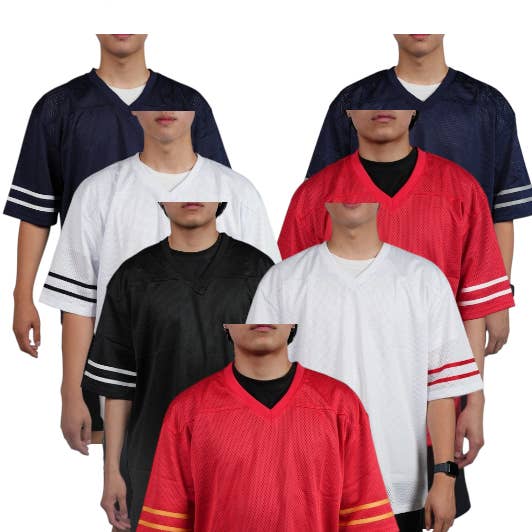 Men’s Heavyweight Mesh Football Jersey w/ Stripe XS-2XL and other Purchase Wholesale maillot foot. Free Returns & Net 60 Terms on Faire trending on Faire.