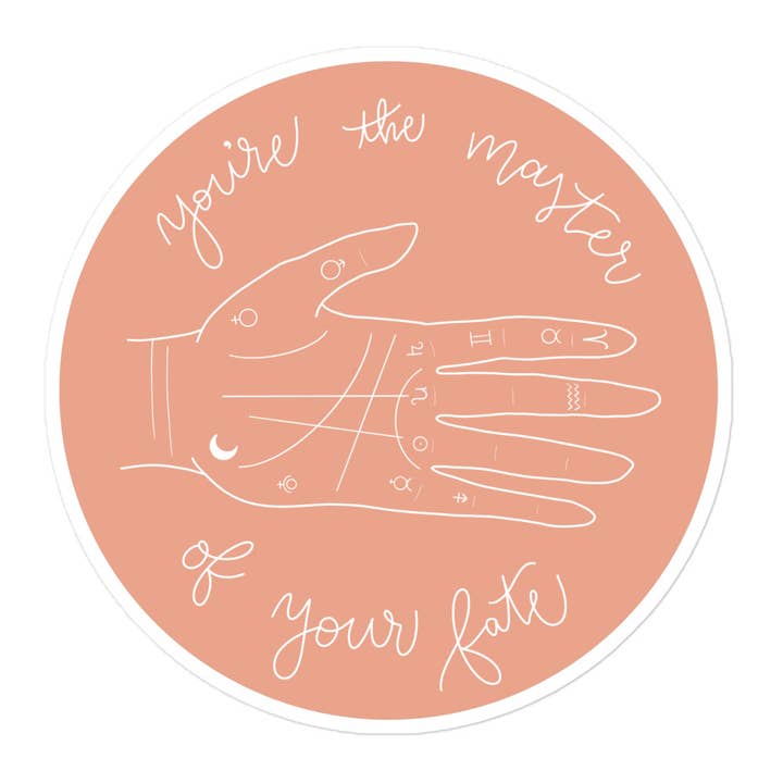 Adesivo Mestre do Seu Destino por atacado de Flounce & Flourish