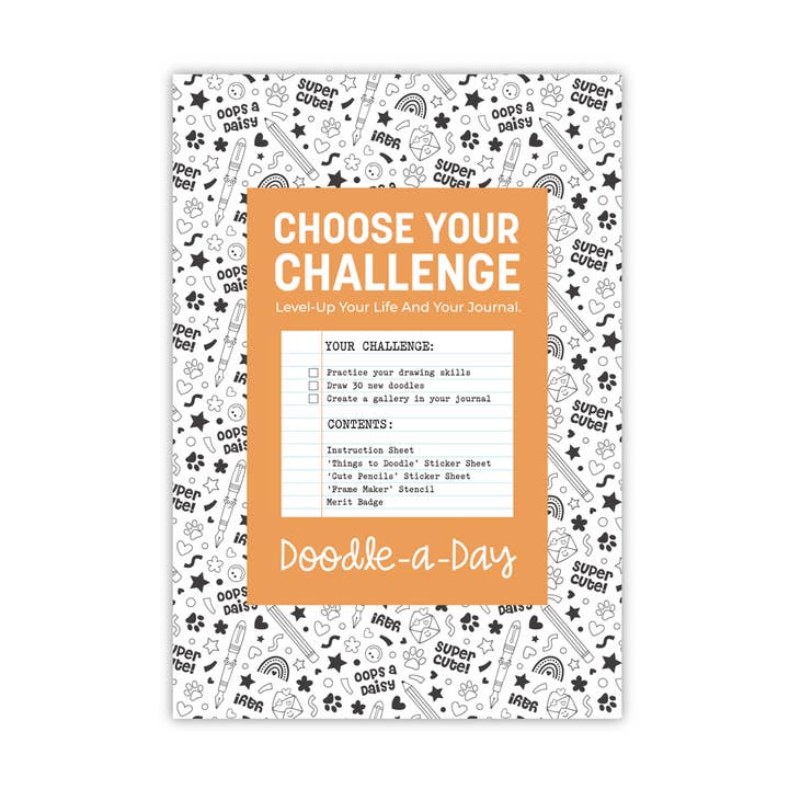 Kit de Diario Dibujo-a-Día - Elige Tu Desafío para venta al por mayor de Oops a Daisy UK Ltd