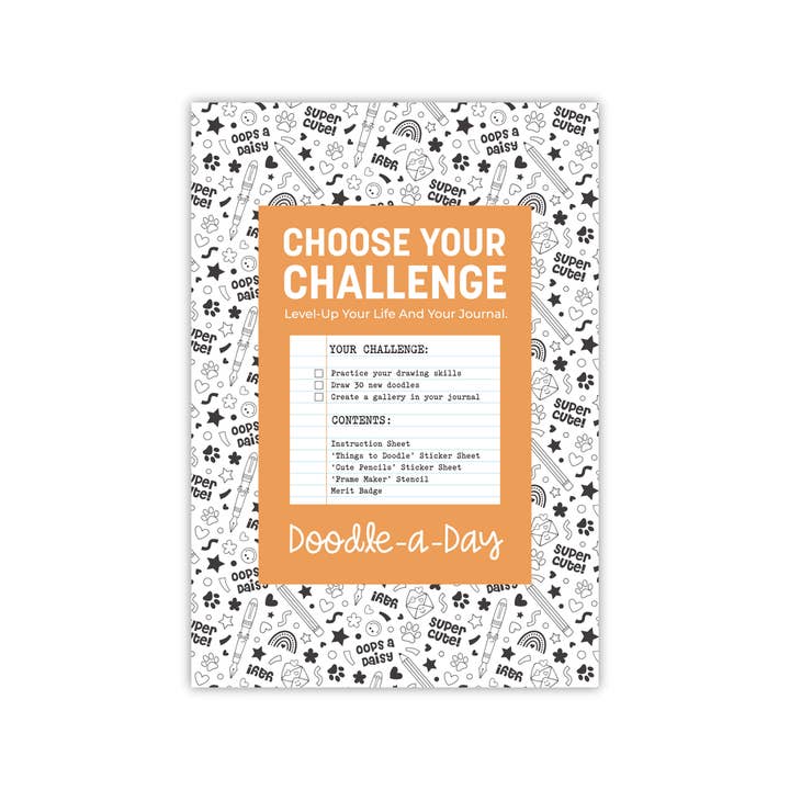 Doodle-a-Day Journaling Kit - Choose Your Challenge for wholesale by Oops a Daisy UK Ltd