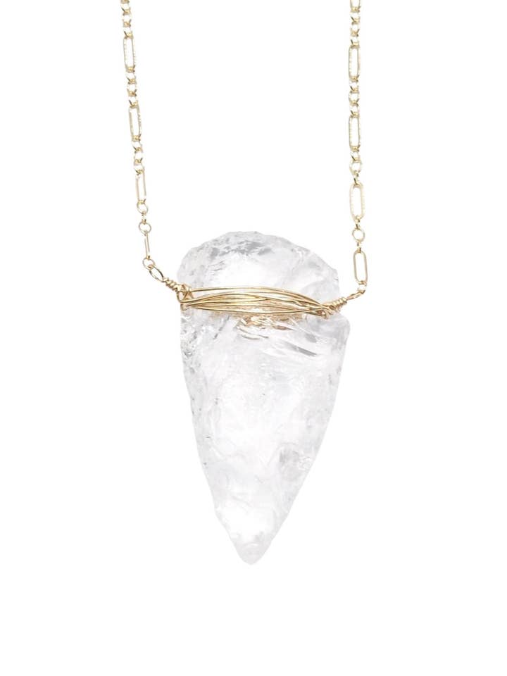 Mawu Arrowhead Necklace for wholesale by Sculptress