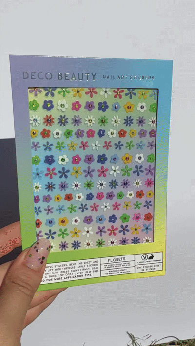 Deco Beauty – Engroshandel Negledesign – Neglekunstklistermærker - BLOMSTER4