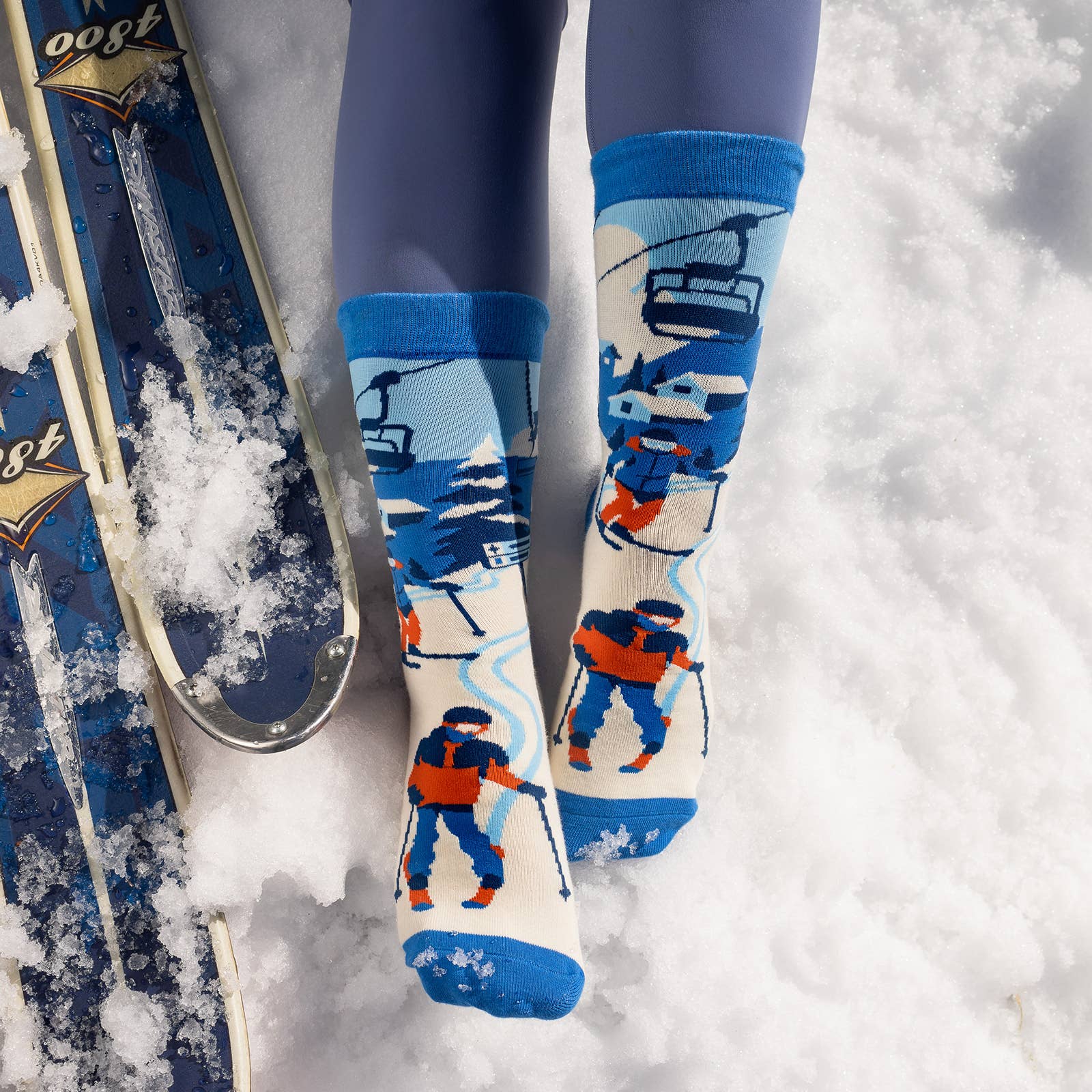 Lavley - Wholesale Socks - Unisex - Don't Worry Ski Happy Socks6