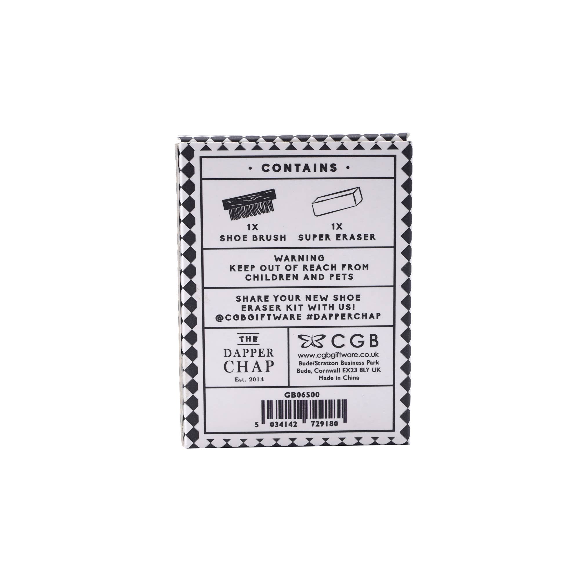 CGB Giftware - Wholesale Shoe Care Kits & Sets - Dapper Chap 'Clean Sweep' Shoe Eraser Kit4