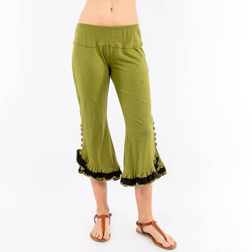 Avatar Imports LLC - Wholesale Pants - Women's - Cotton/ Lycra ¾ Length Spicy Pants0
