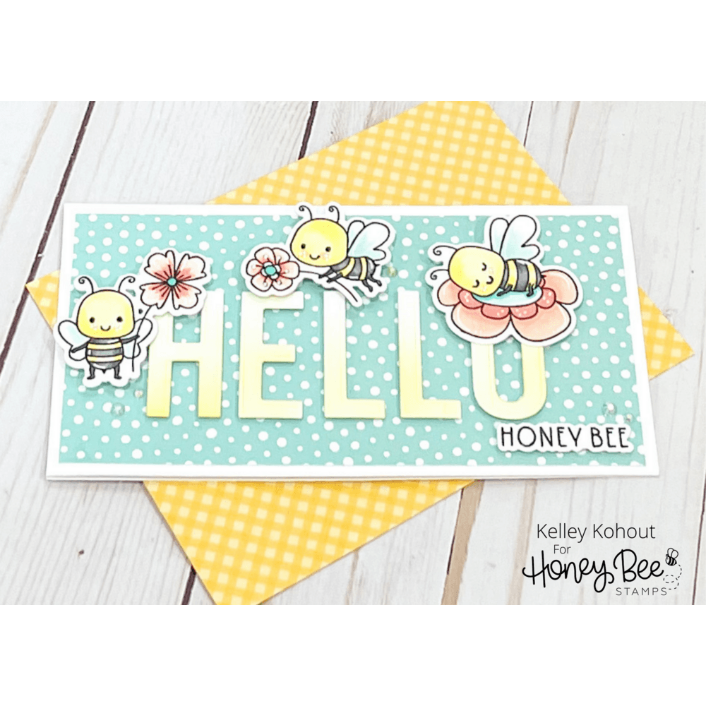 Honey Bee Stamps - Vendita all'ingrosso Timbro in gomma/decorativo - Dolce Ape - Set di Timbri in Fotopolimero 4x62