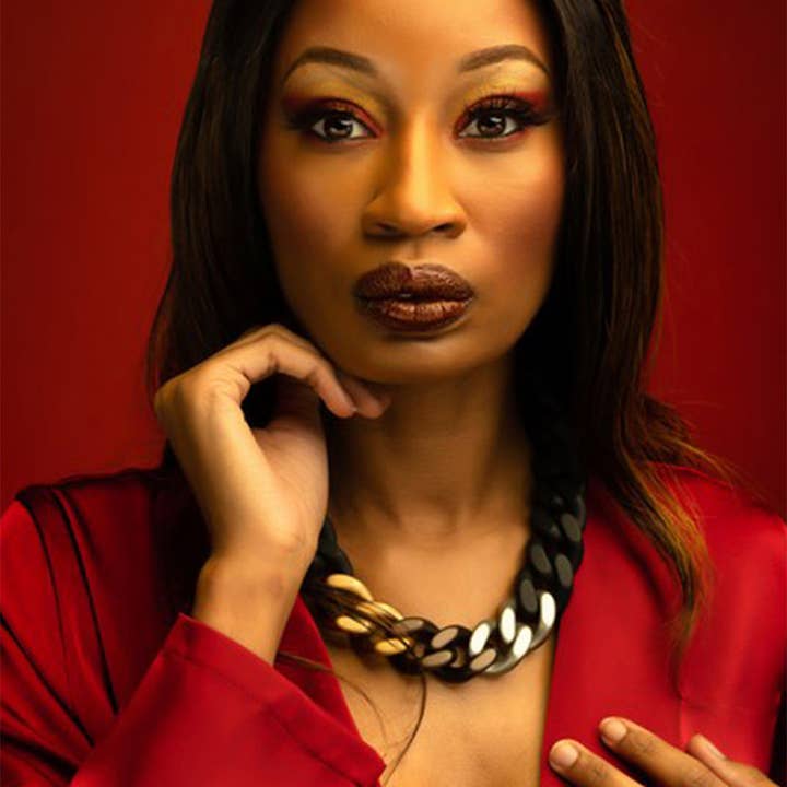 Colette Noire Necklace Matte Black for wholesale on Faire1