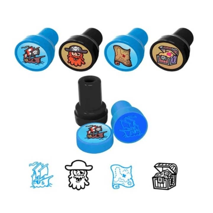 Pirate Ink Stampers 3.5cm for wholesale by Kids Party Craft
