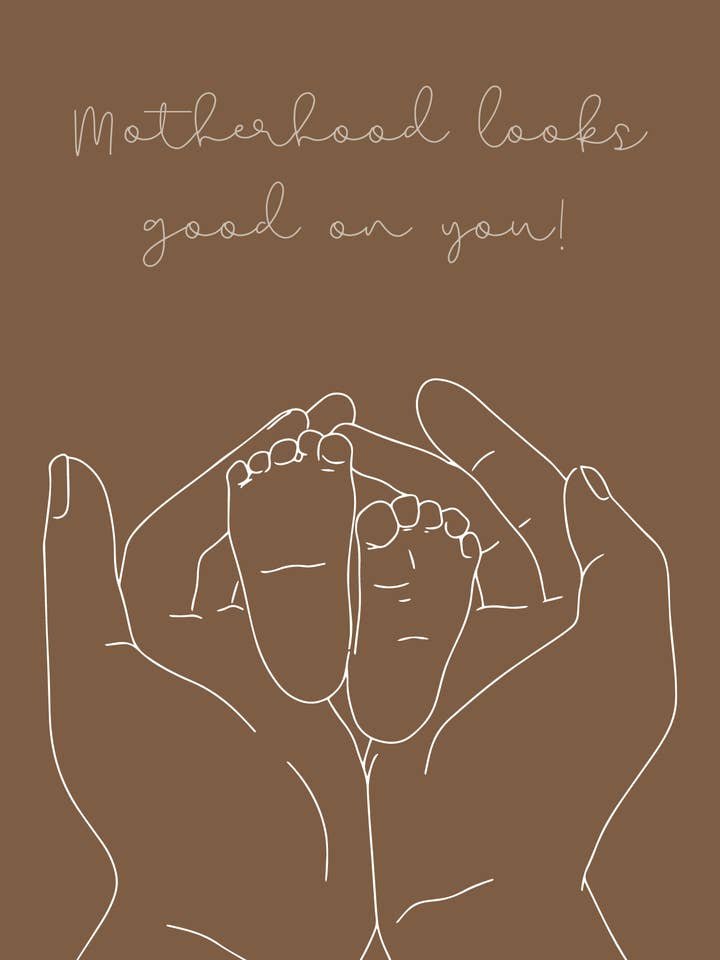 GREETING CARD | MOTHERHOOD for wholesale by JAR OF WILD MOMENTS