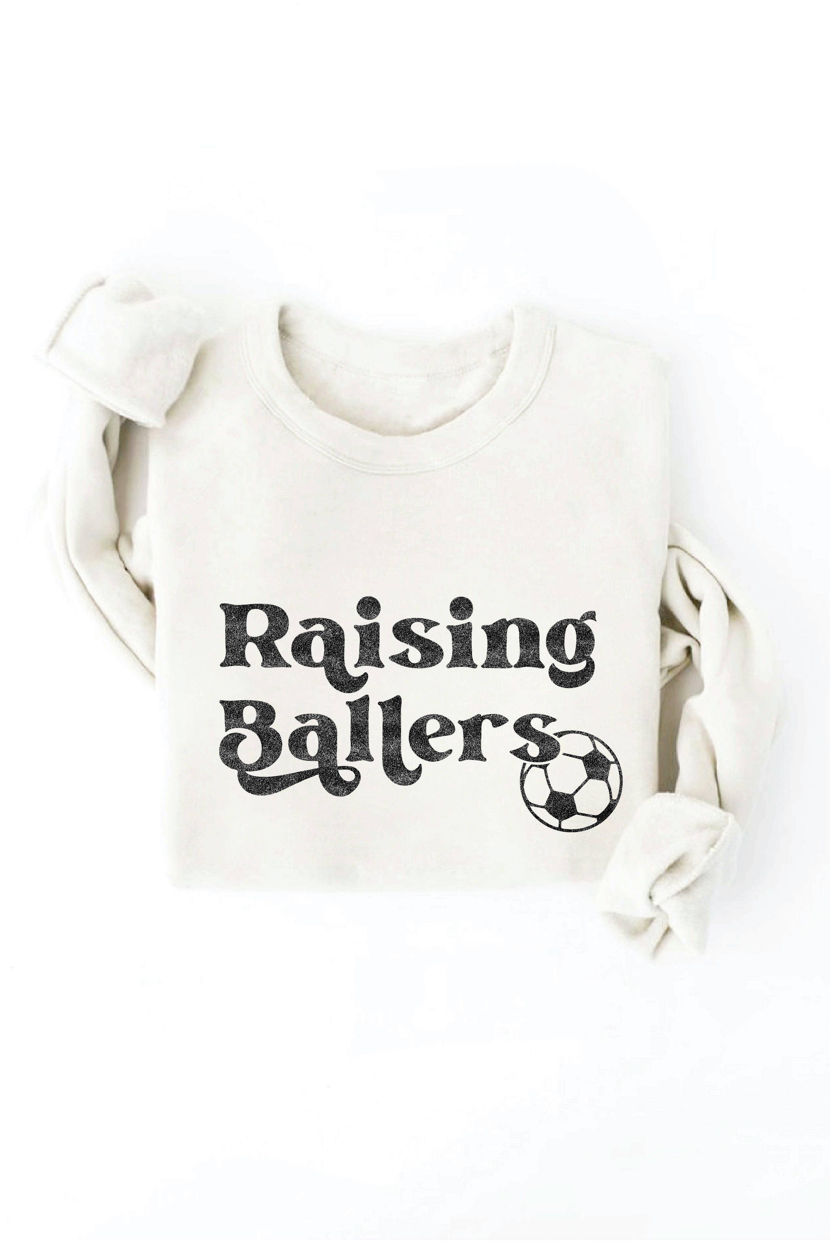 OAT COLLECTIVE - Wholesale Graphic Sweatshirt - Women's - RAISING BALLERS SOCCER Graphic Sweatshirt3