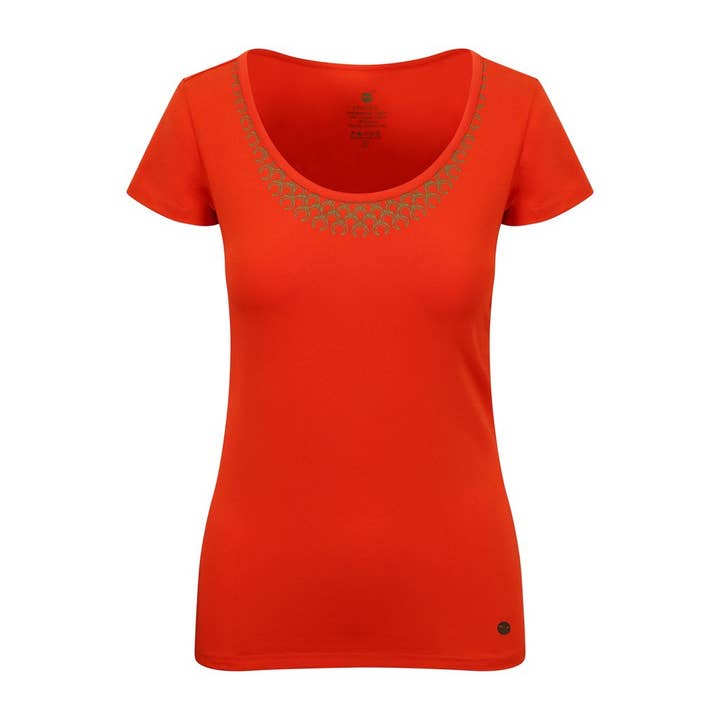 Sun Salutation Tee for wholesale by chaYkra (eco wellness wear)