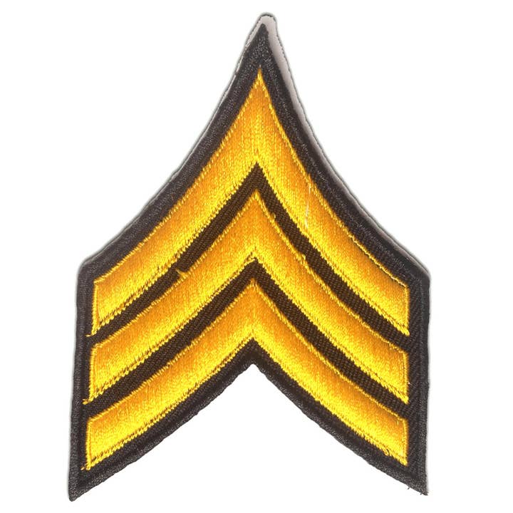yellows Iron-on patch - Army logo for wholesale on Faire