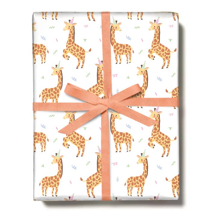 Central 23 Cards - Wholesale Flat wrap - GIRAFFES Animal Gift Wrap for Him, Her
