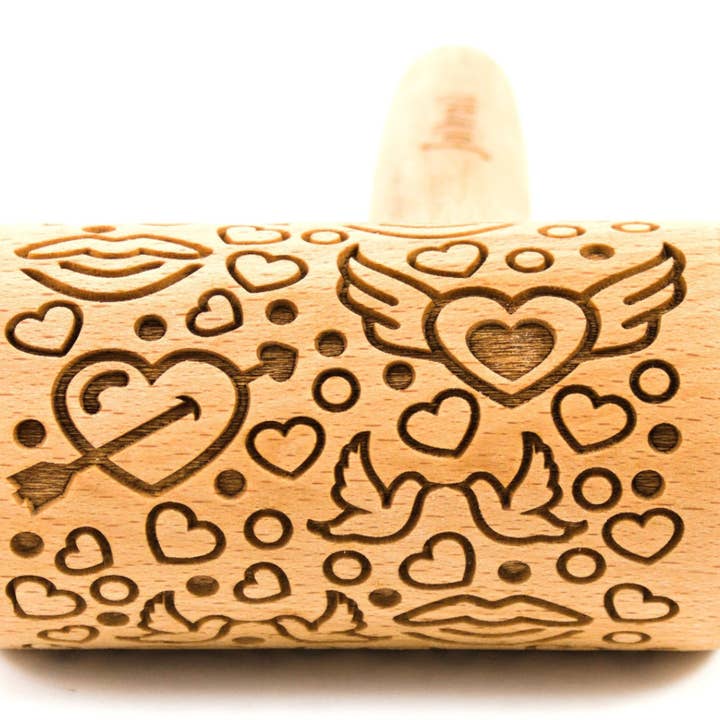Mini rouleau à pâtisserie Valentine pour la vente par Folkroll
