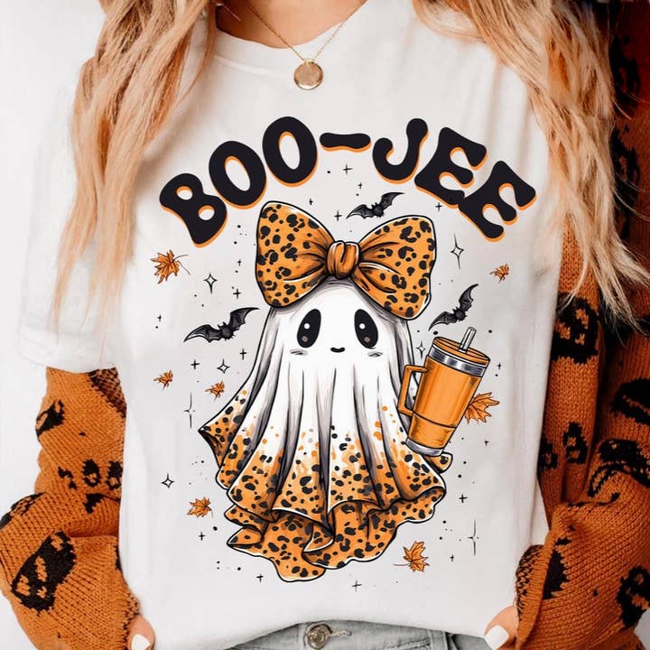Boo-jee Comfort Colors Shirt, Preppy Ghost Boo Sweatshirt for wholesale by ClevorFit