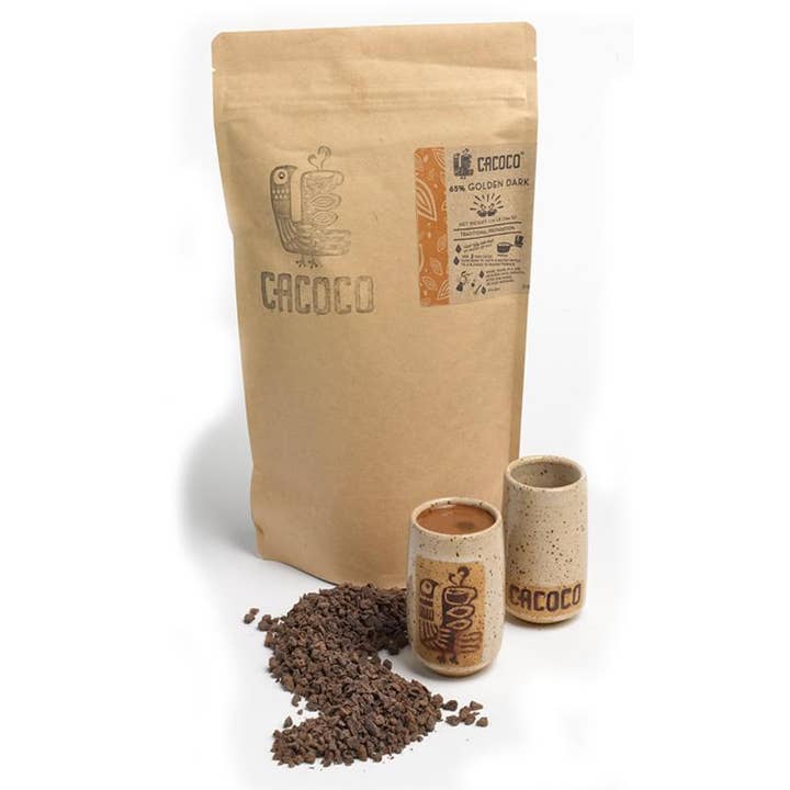 65% Golden Dark Drinking Chocolate (5 Lb Bulk) for wholesale by Coracao Chocolate & CACOCO
