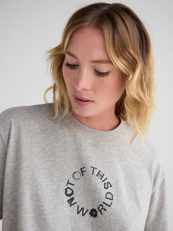 Not of This World Beige Unisex Tee for wholesale by Elevated Faith