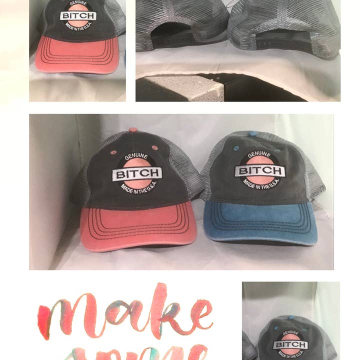 Genuine Bitch Hat for wholesale by Above & Beyond ScreenPrinting @ More