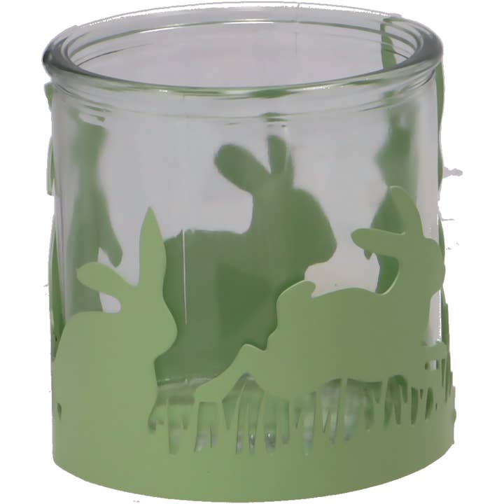 Vosteen - Wholesale Lantern - Metal Lantern Landa, D11.5cm, H12cm, Light Green