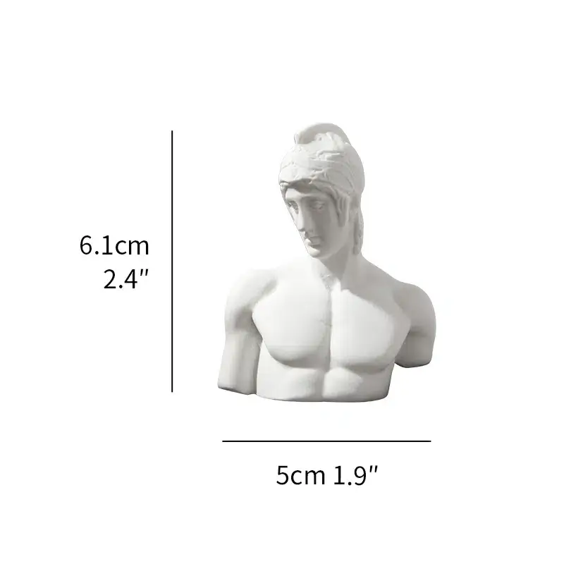 Magnifique Hearts - Wholesale Decorative Figurine - Miniature Greek Busts - Intricately Carved11