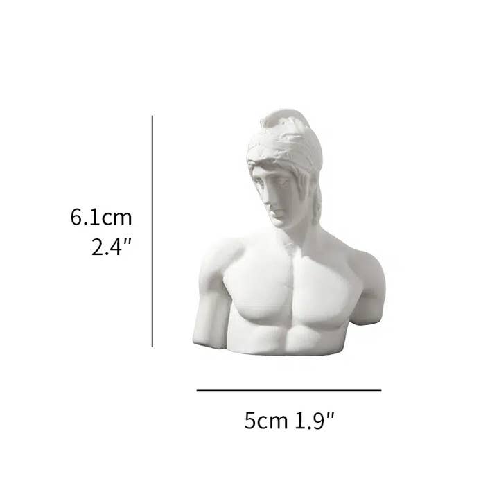 Magnifique Hearts - Wholesale Decorative Figurine - Miniature Greek Busts - Intricately Carved11