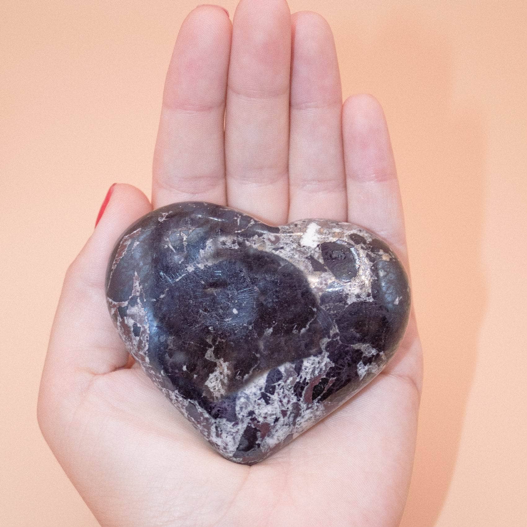 Tiny Rituals - Wholesale Spiritual Stone/Crystal - Rare Covellite Hearts - AAA Premium Quality6