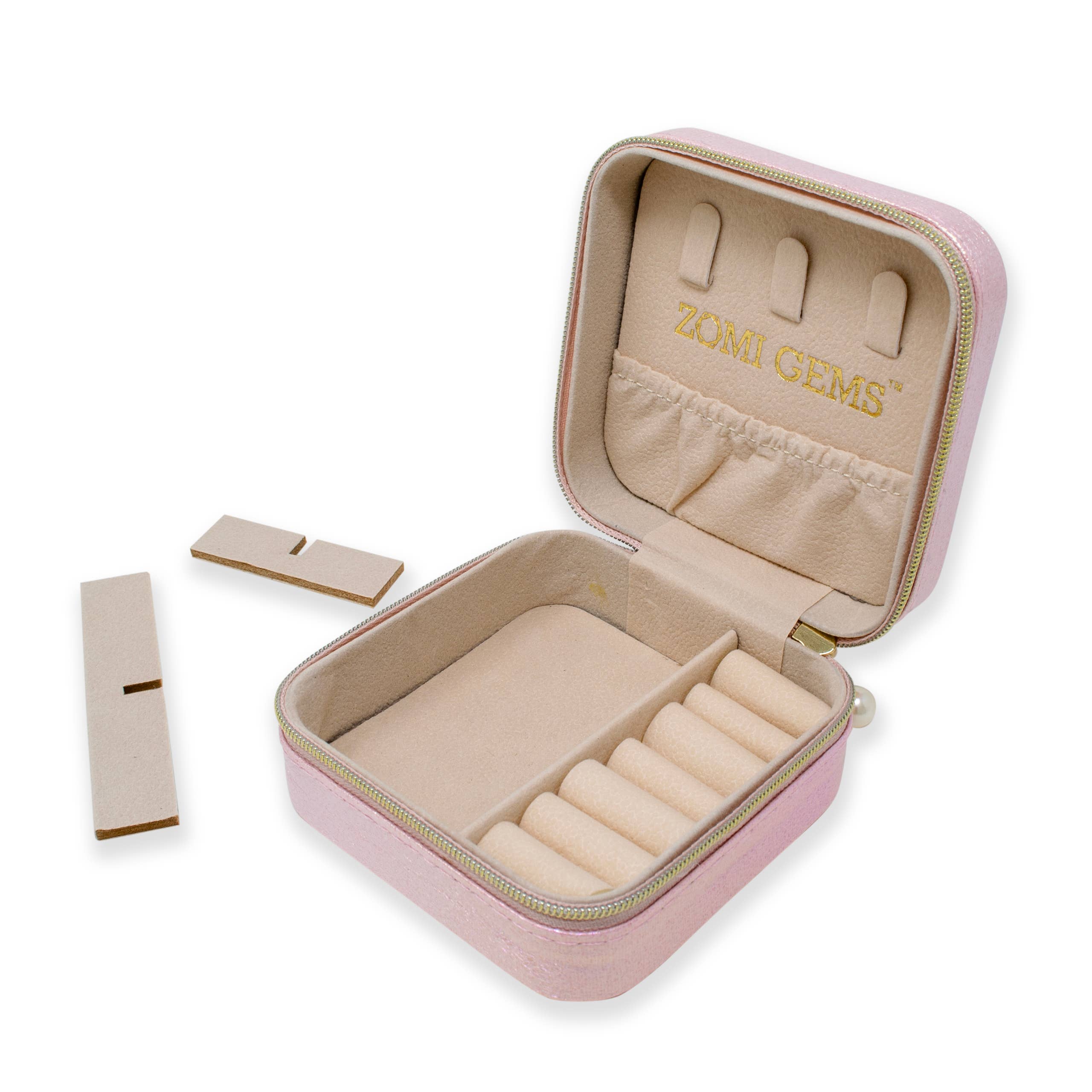 Tiny Treats and ZOMI GEMS - Wholesale Jewelry Box/Organizer - Kids - Girl's Sparking Sequin Heart Jewelry Box7