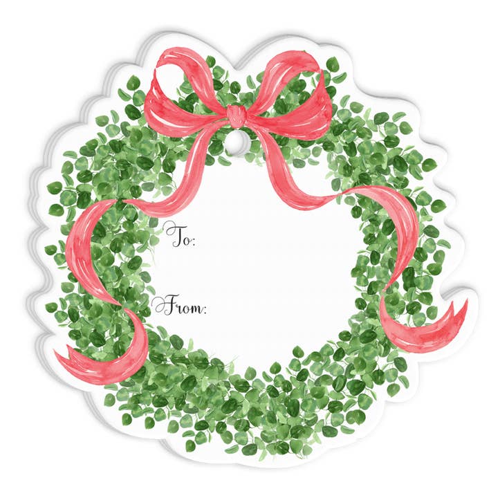 Julbuksbom krans julklappspresentetiketter för wholesale av So Sweet Party Shop, LLC