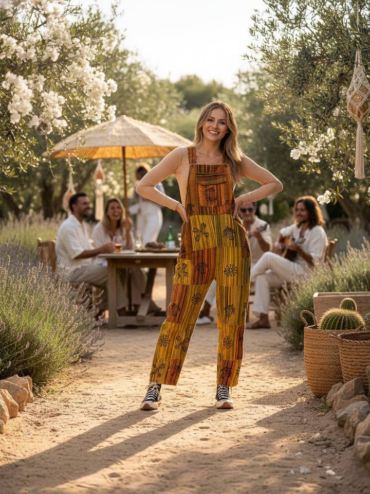 Unisex Patchwork Boho Handgefertigt | Kimago für den Großhandel von Kimago Look