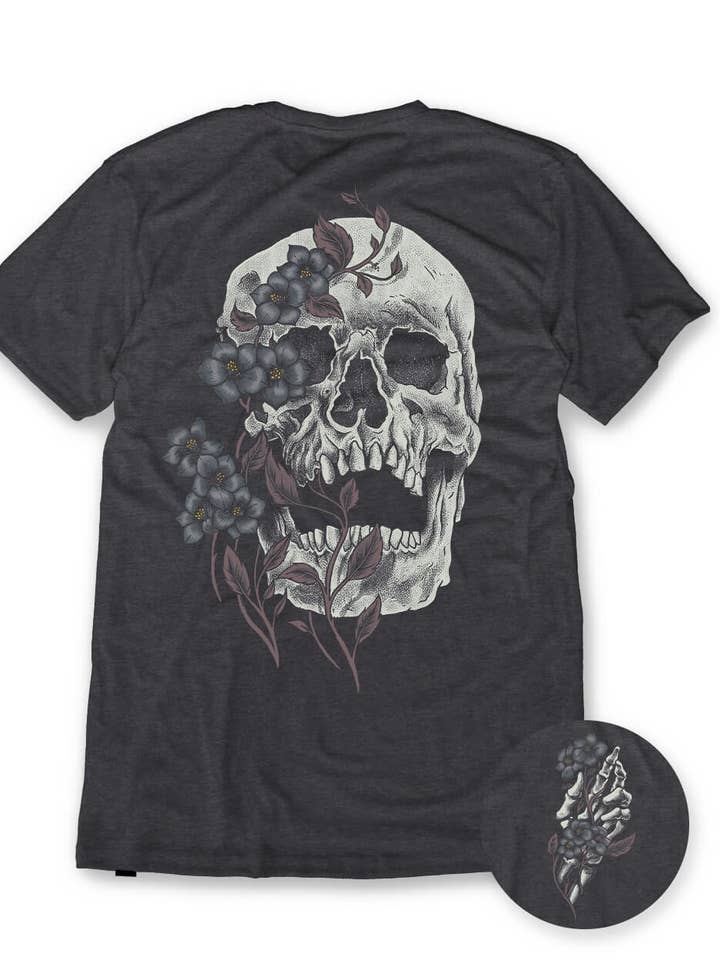 Camiseta Gráfica para Hombre - Camiseta Serigrafiada (Bone Blossom) para venta al por mayor de INTO THE AM